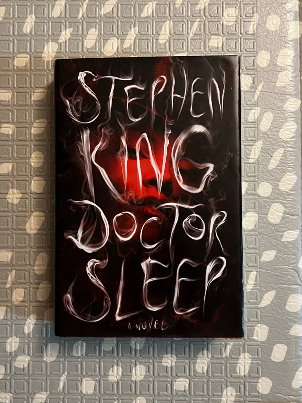 Stephen King 'Doctor Sleep' Wall Art - Black & Red Book Cover Print